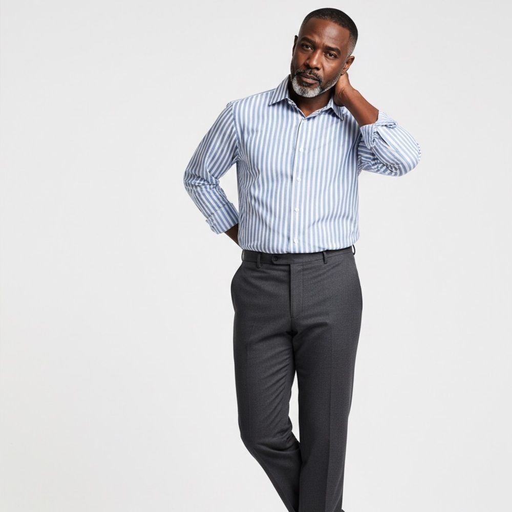 Mens Kirkland Signature Tailored long sleeve dress shirt
